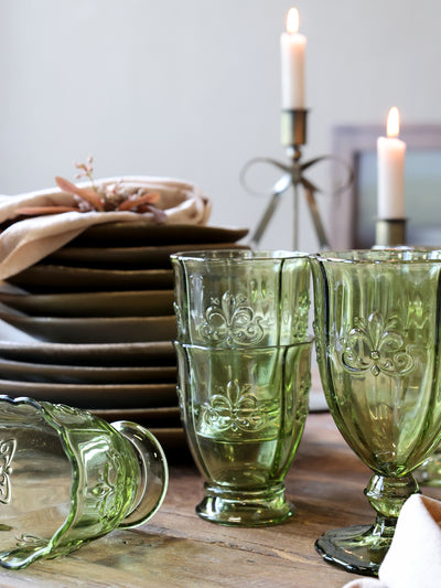Chic Antique Saint-Émilion Weinglas Shabby Chic