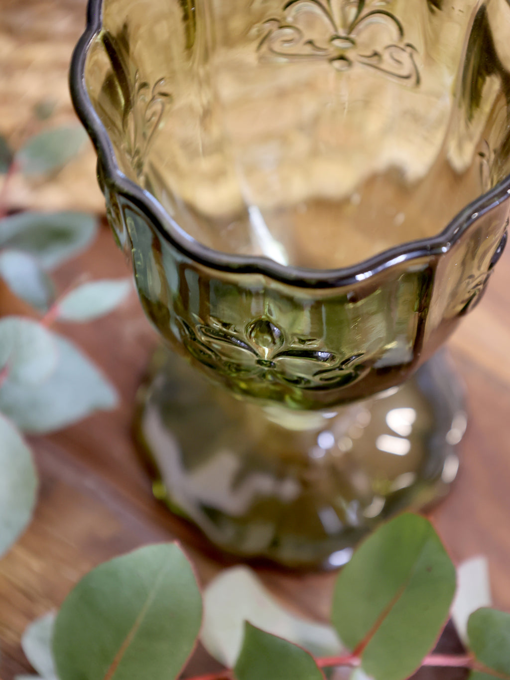 Chic Antique Saint-Émilion Weinglas Shabby Chic