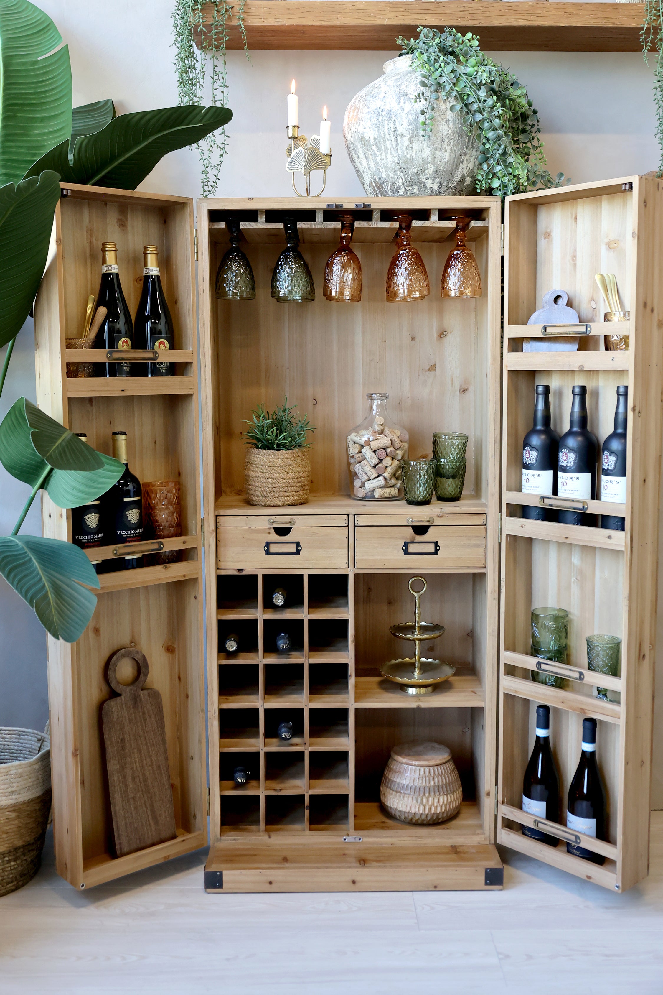 Saint-Émilion Weinglas mit Muster