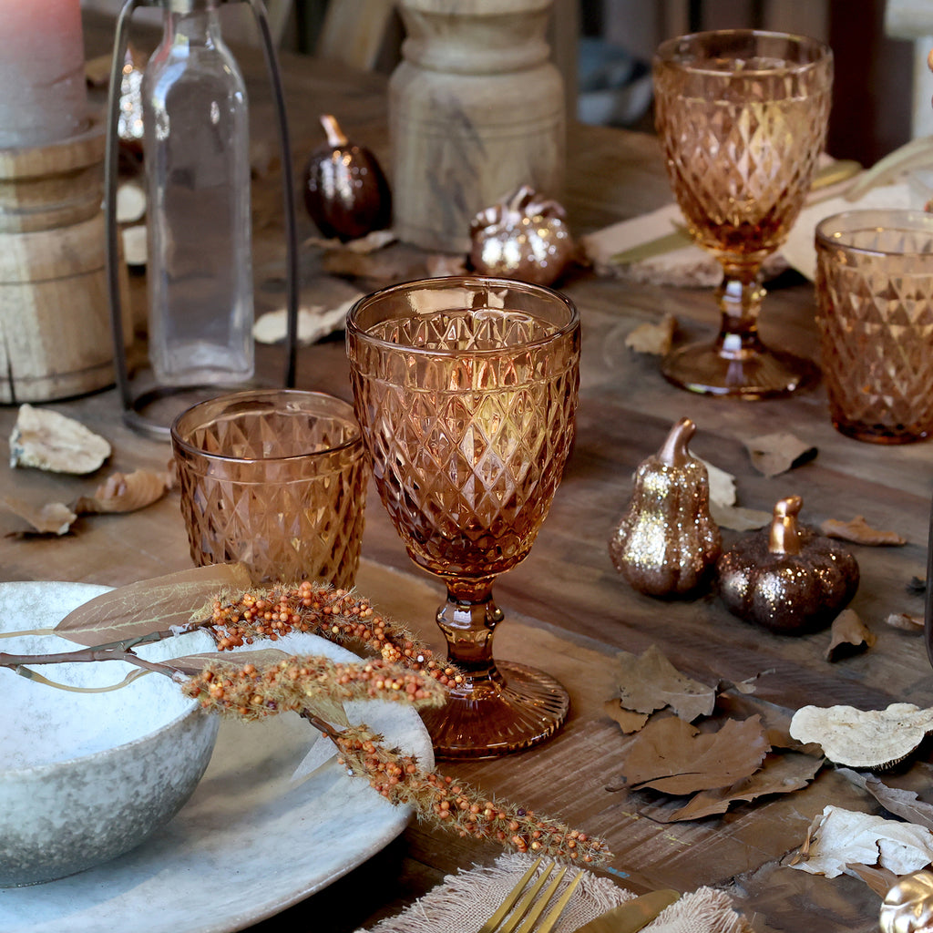 Saint-Émilion Weinglas mit Muster