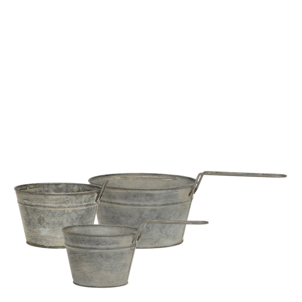 Blumentöpfe mit Griff 3er Set