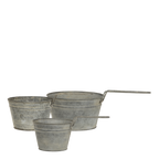 Blumentöpfe mit Griff 3er Set