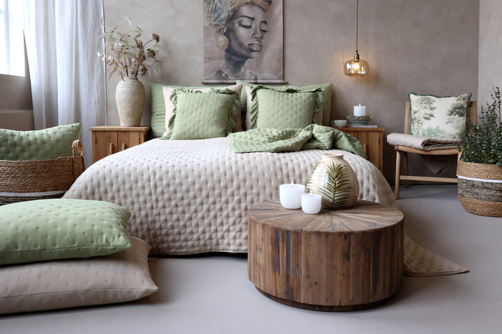 Chic Antique Aix Soft Kissenbezug ohne Füllung in Verte