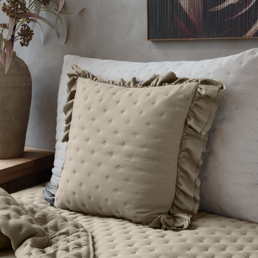 Chic Antique Aix Kissenbezug in der Farbe Latte