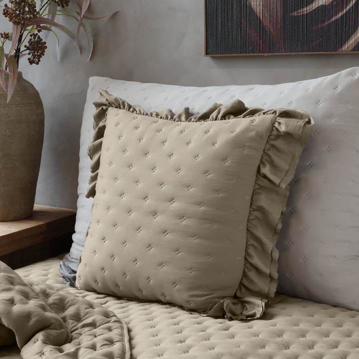 Chic Antique Aix Kissenbezug in der Farbe Latte