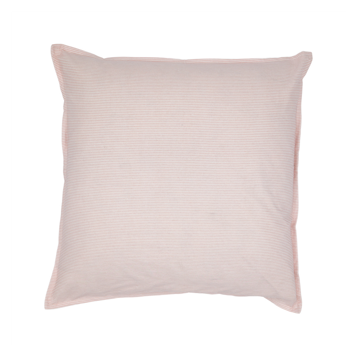 Chic Antique Aix Kissenbezug rosa weiß gestreift 50x50 Baumwolle
