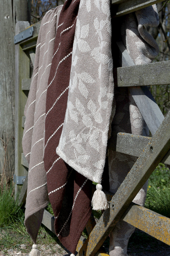 Braunes Chic Antique Plaid Aix im Landhausstil