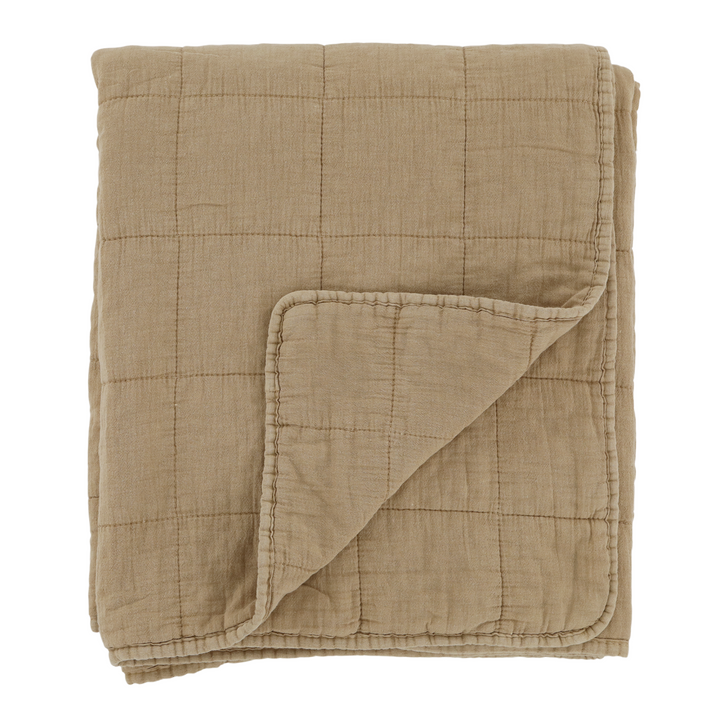 Chic Antique Aix Vintage Quilt Honig 130x180 cm als Freisteller