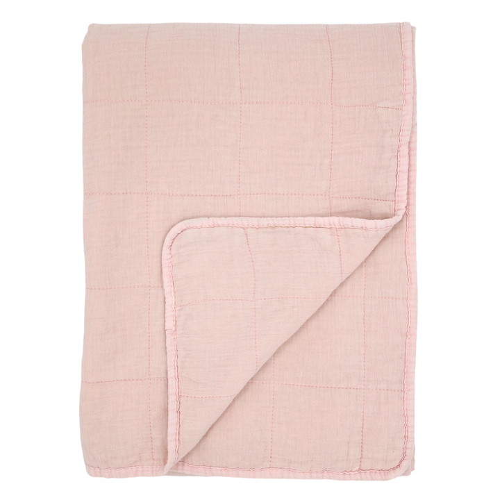 Chic Antique Aix Quilt Rosa 130x180 cm aus Baumwolle als Freisteller