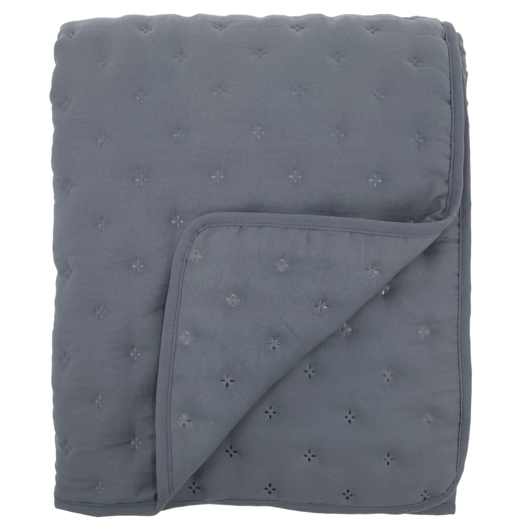 Chic Antique Aix Soft Quilt Midnight 130 × 180 cm