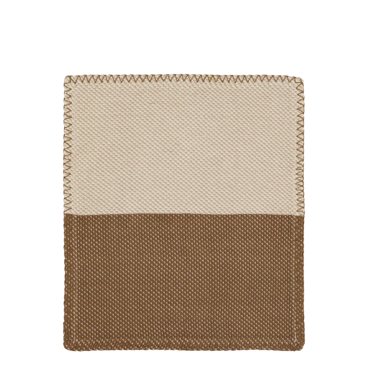 Chic Antique Aix Spültuch Latte & Mokka jacquardgewebt als Freisteller Vorderansicht