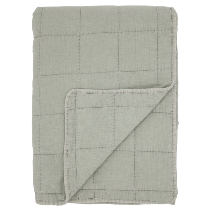 Chic Antique Aix Vintage Quilt opal 130x180 Tagesdecke Baumwolle