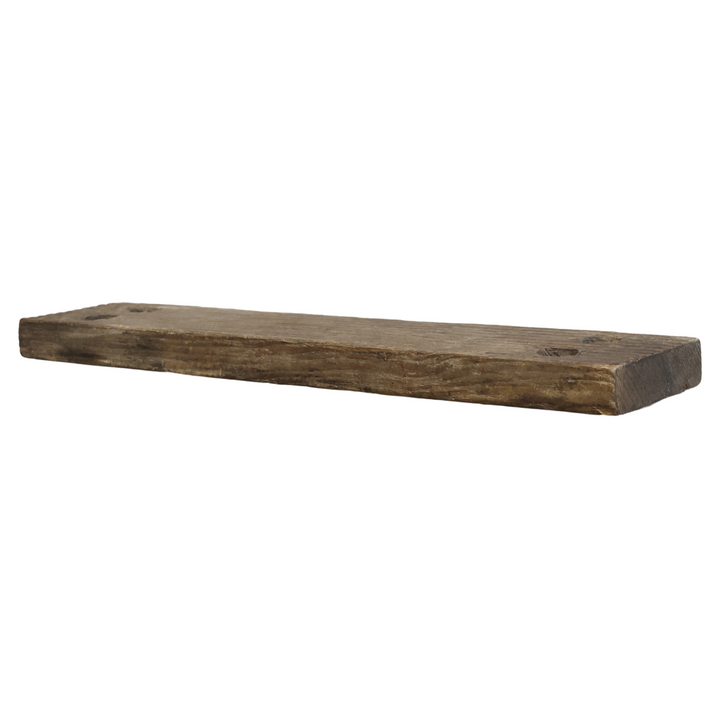 Chic Antique Grimaud Regalbrett aus Holz in Schiffsplanken Optik Natur als Freisteller