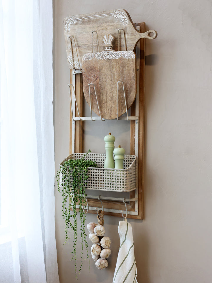 Chic Antique Salz- & Pfeffermühle im skandinavischen Landhausstil