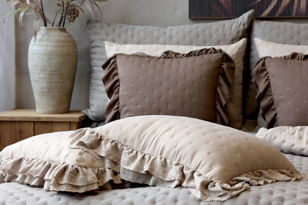 Chic Antique Aix Soft Kissenbezug im skandinavischen Landhausstil in Leinen