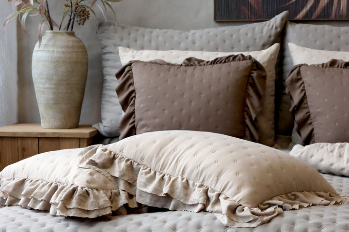 Chic Antique Aix Soft Kissenbezug im skandinavischen Landhausstil in Leinen