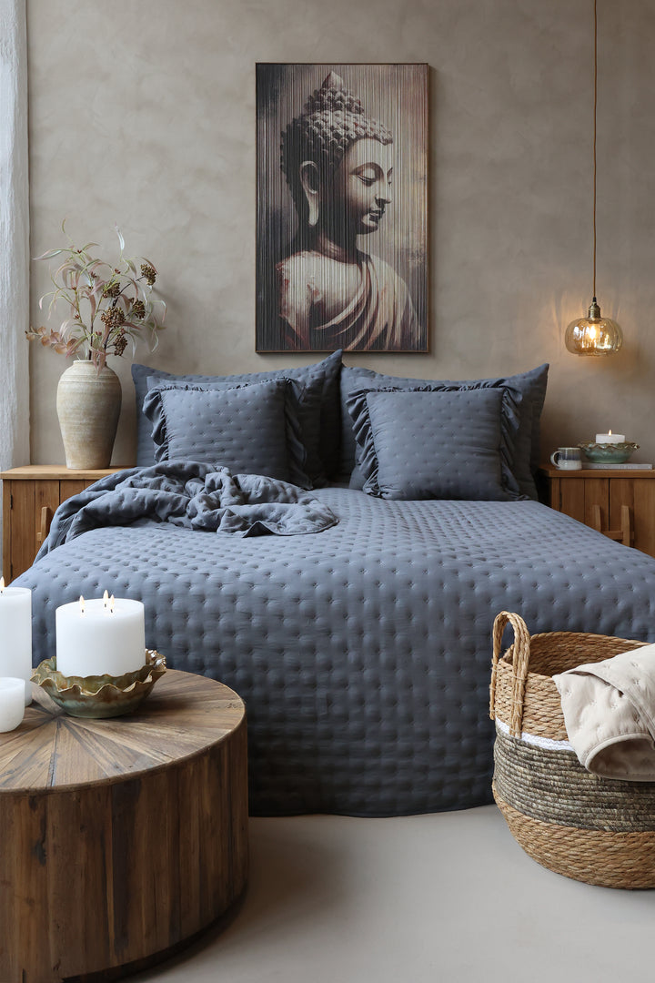 Chic Antique Aix Soft Kissenbezug Midnight im skandinavischen Landhausstil