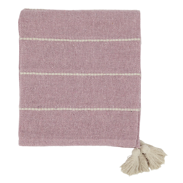 Chic Antique Plaid Aix Rosa 130 × 150 cm