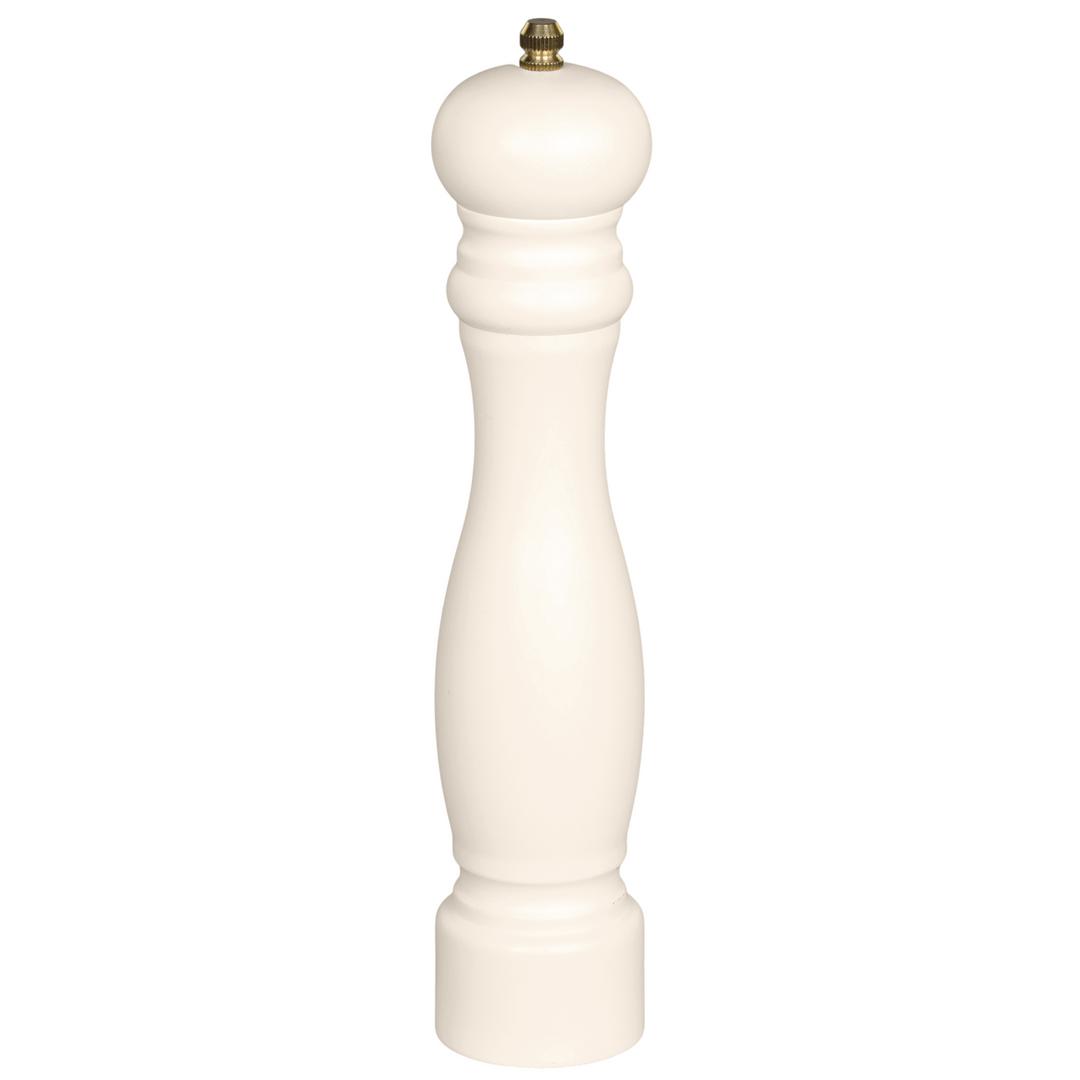 Chic Antique Salz- und Pfeffermühle Creme aus Holz mit Keramikmahlwerk Freisteller
