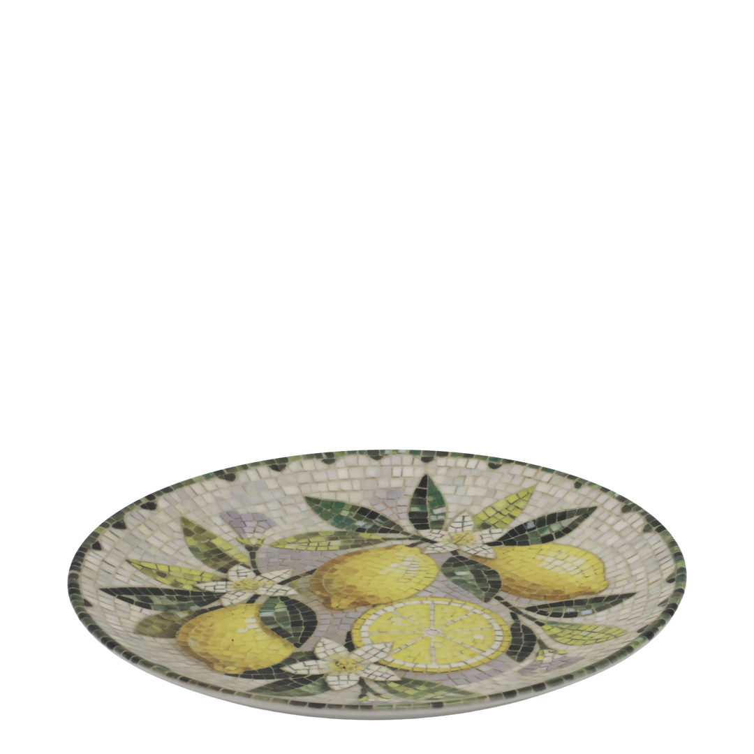 Chic Antique Tablett der Serie Chartres aus Steingut Ø 21 cm
