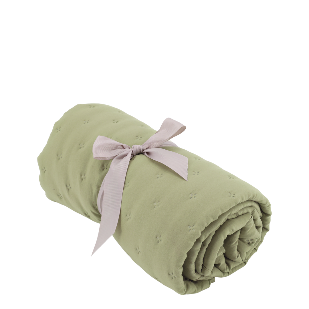 Chic Antique Aix Soft Tagesdecke Verte 130 × 180 cm