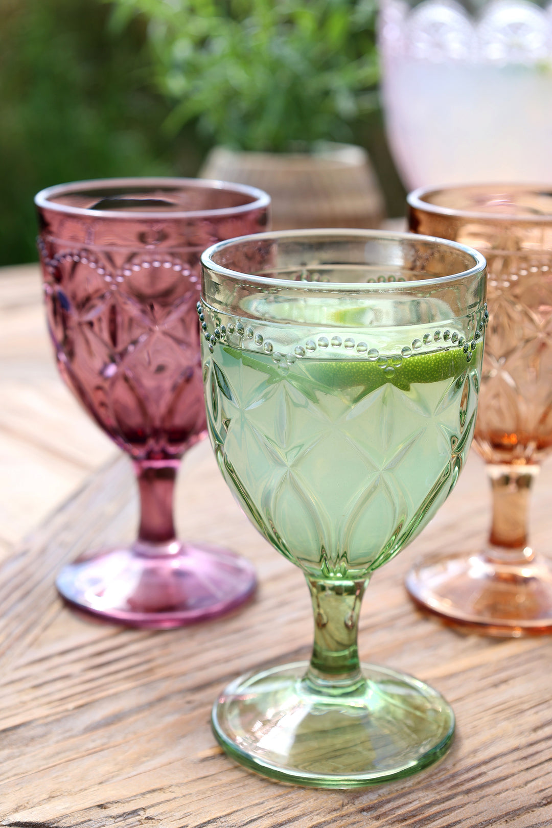 Chic Antique Weinglas 6er Set im französischen Landhausstil