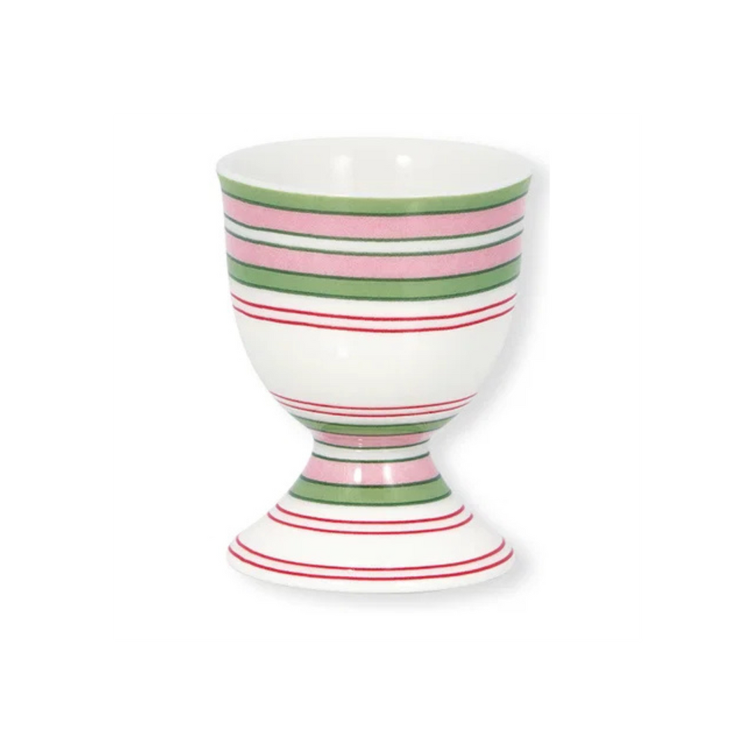 GreenGate Eierbecher Carola Weiß aus Porzellan