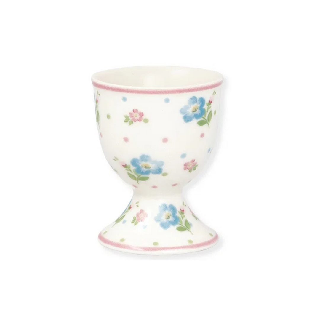 GreenGate Eierbecher Rosalia Weiß aus Porzellan
