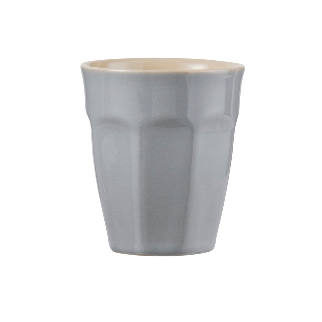 IB Laursen Mynte Becher French Grey aus Steingut – grauer Becher im skandinavischen Design