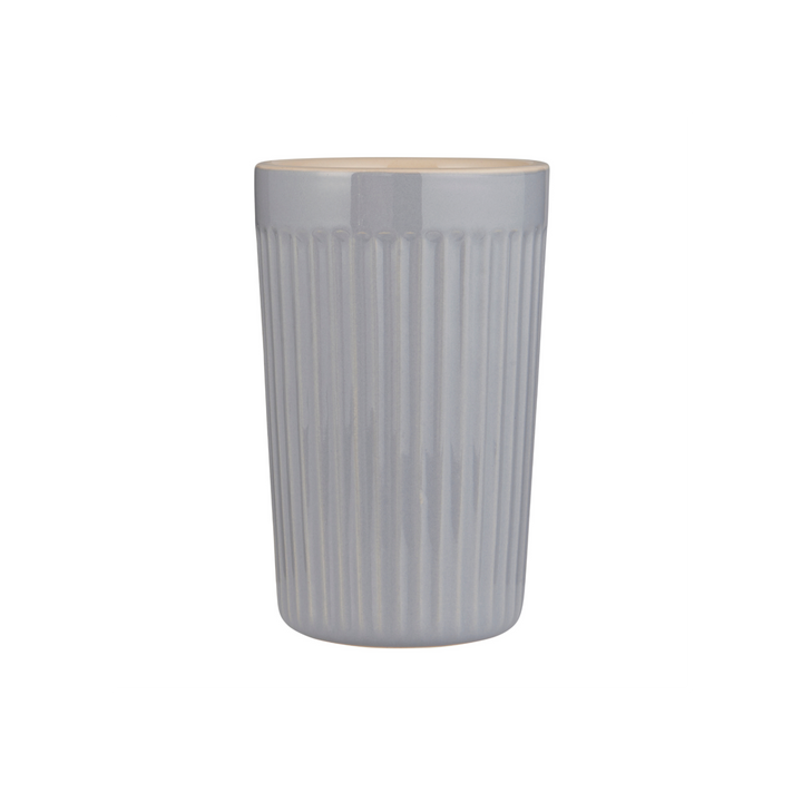 IB Laursen Mynte Café Latte Becher French Grey aus Steingut freigestellt