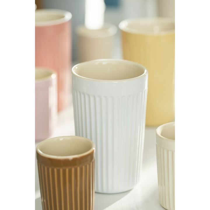Weißer Café Latte Becher der Serie Mynte von IB Laursen