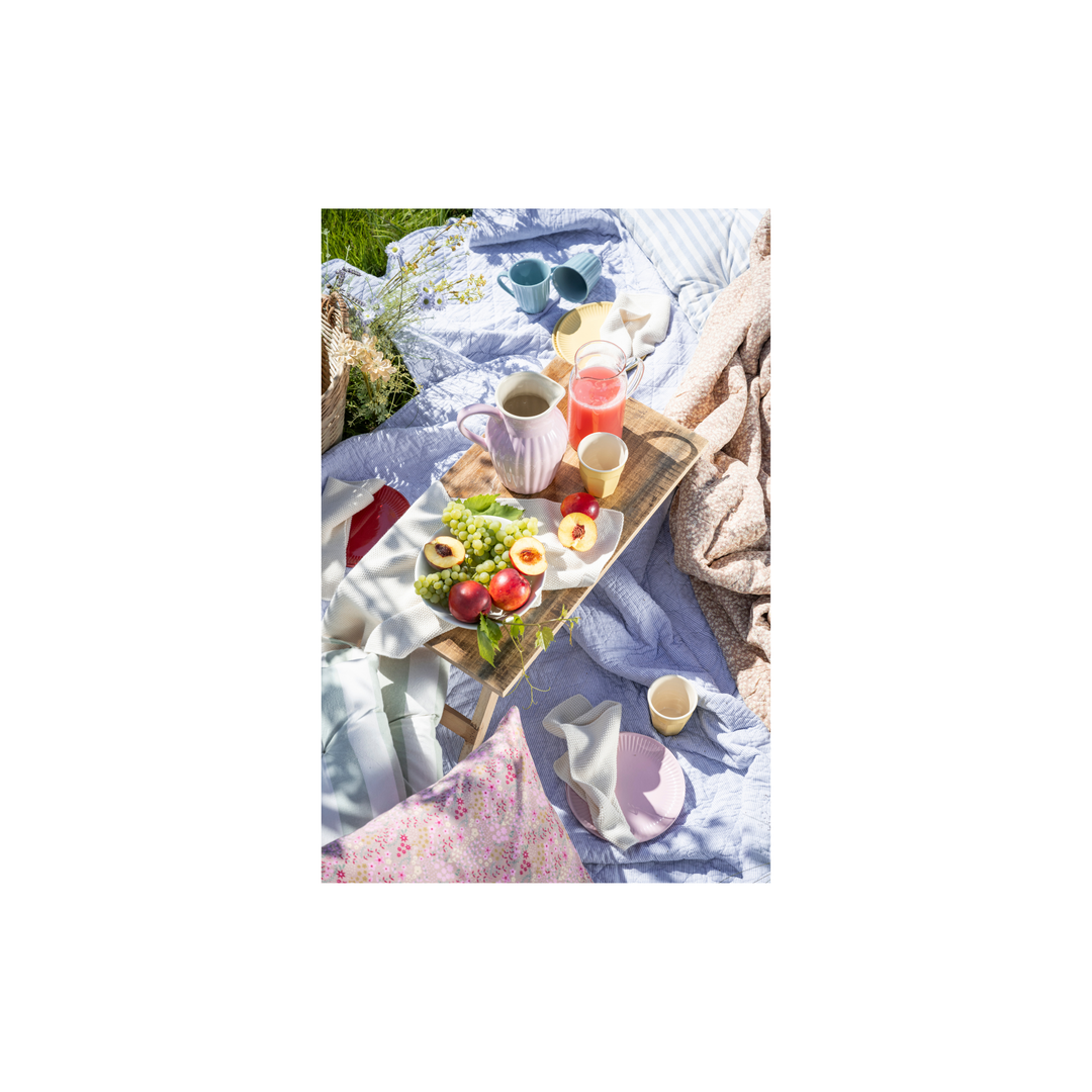 IB Laursen Mynte Geschirr Picknick Szene mit Tassen und Tellern im Sommer