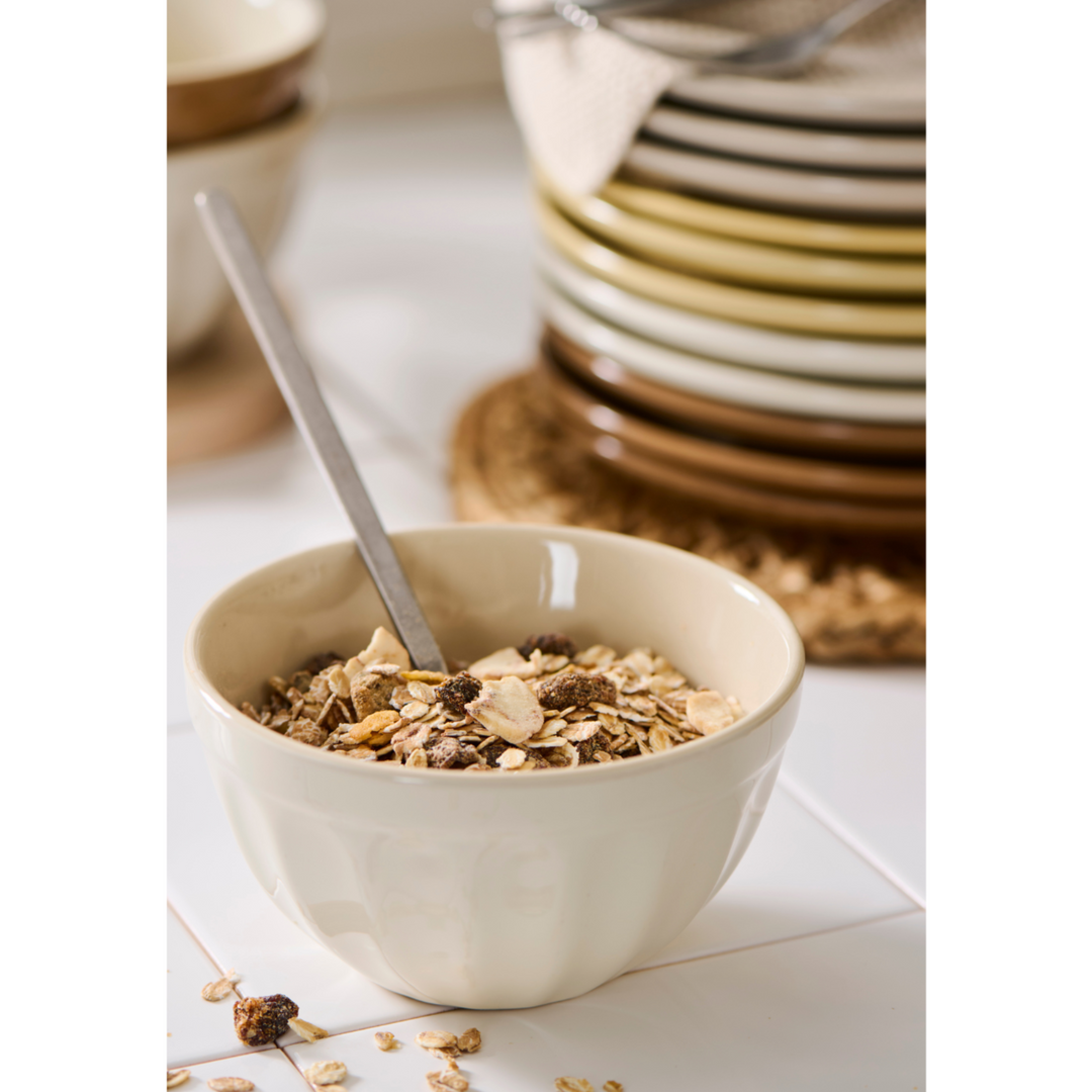IB Laursen Mynte Müslischale Butter Cream mit Müsli Anwendung