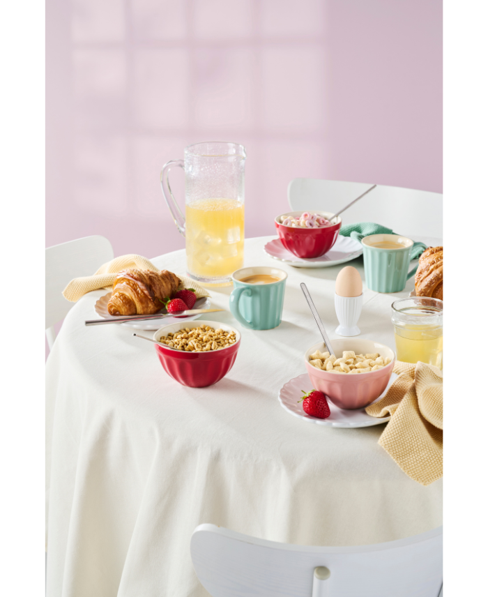 Mynte Müslischale aus Steingut in Coral Almond mit 350 ml