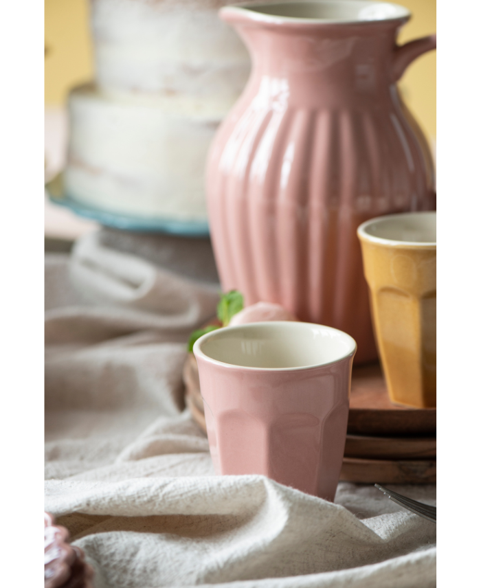 IB Laursen Becher im Café Latte Stil Mynte Coral Almond