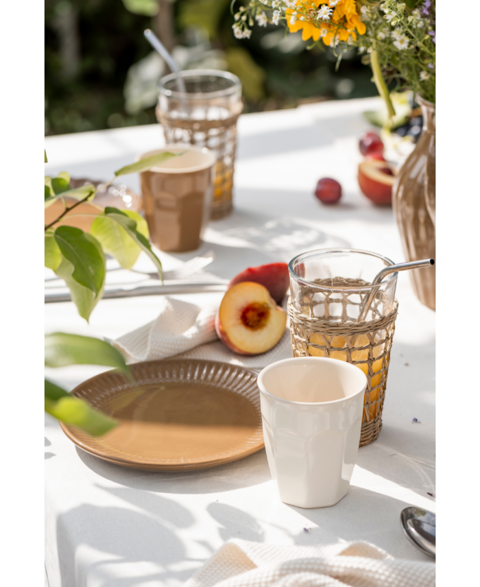 IB Laursen Becher im Café Latte Stil Mynte Pure White
