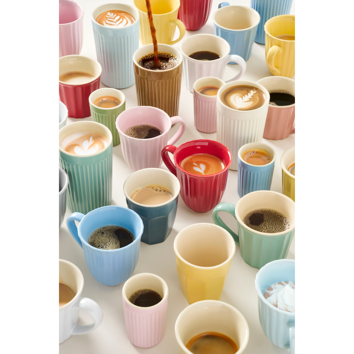Skandinavischer Café Latte Becher in Pure White von IB Laursen